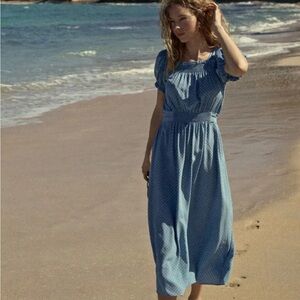 Brand new Doen Castalia Dress in Marina Dot